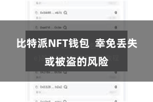 比特派NFT钱包 幸免丢失或被盗的风险