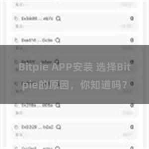 Bitpie APP安装 选择Bitpie的原因，你知道吗？